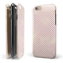 Tiny Red-Orange Watercolor Polka Dots iPhone 6/6s or 6/6s Plus 2-Piece Hybrid INK-Fuzed Case