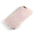 Tiny Red-Orange Watercolor Polka Dots iPhone 6/6s or 6/6s Plus 2-Piece Hybrid INK-Fuzed Case