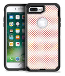 Tiny Red-Orange Watercolor Polka Dots - iPhone 7 Plus/8 Plus OtterBox Case & Skin Kits