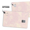 Tiny Red-Orange Watercolor Polka Dots - Premium Protective Decal Skin-Kit for the Apple Credit Card