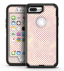 Tiny Red-Orange Watercolor Polka Dots - iPhone 7 Plus/8 Plus OtterBox Case & Skin Kits