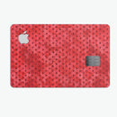 Tiny Red Watercolor Hearts - Premium Protective Decal Skin-Kit for the Apple Credit Card