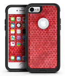 Tiny Red Watercolor Hearts - iPhone 7 or 8 OtterBox Case & Skin Kits