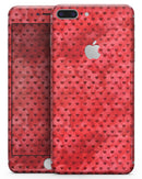 Tiny Red Watercolor Hearts - Skin-kit for the iPhone 8 or 8 Plus