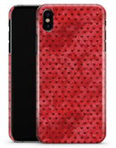 Tiny Red Watercolor Hearts - iPhone X Clipit Case