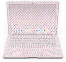 Tiny Red and Purple Watercolor Polka Dots - MacBook Air Skin Kit