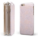 Tiny Red and Purple Watercolor Polka Dots iPhone 6/6s or 6/6s Plus 2-Piece Hybrid INK-Fuzed Case