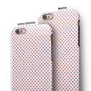 Tiny Red and Purple Watercolor Polka Dots iPhone 6/6s or 6/6s Plus 2-Piece Hybrid INK-Fuzed Case