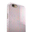 Tiny Red and Purple Watercolor Polka Dots iPhone 6/6s or 6/6s Plus 2-Piece Hybrid INK-Fuzed Case