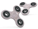 Tiny Red and Purple Watercolor Polka Dots Full-Body Fidget Spinner Skin-Kit