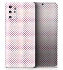 Tiny Red and Purple Watercolor Polka Dots - Premium Vinyl Skin Decal for Samsung Galaxy S25 Ultra, S24, S23, S22 & All Galaxy S Models