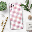 Tiny Red and Purple Watercolor Polka Dots - Premium Vinyl Skin Decal for Samsung Galaxy S25 Ultra, S24, S23, S22 & All Galaxy S Models