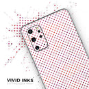 Tiny Red and Purple Watercolor Polka Dots - Premium Vinyl Skin Decal for Samsung Galaxy S25 Ultra, S24, S23, S22 & All Galaxy S Models
