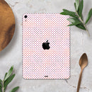 Tiny Red and Purple Watercolor Polka Dots - Full Body Skin Decal for the Apple iPad Pro 12.9", 11", 10.5", 9.7", Air or Mini (All Models Available)