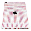 Tiny Red and Purple Watercolor Polka Dots - Full Body Skin Decal for the Apple iPad Pro 12.9", 11", 10.5", 9.7", Air or Mini (All Models Available)