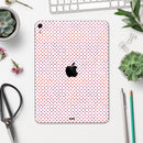 Tiny Red and Purple Watercolor Polka Dots - Full Body Skin Decal for the Apple iPad Pro 12.9", 11", 10.5", 9.7", Air or Mini (All Models Available)
