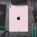 Tiny Red and Purple Watercolor Polka Dots - Full Body Skin Decal for the Apple iPad Pro 12.9", 11", 10.5", 9.7", Air or Mini (All Models Available)