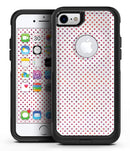 Tiny Red and Purple Watercolor Polka Dots - iPhone 7 or 8 OtterBox Case & Skin Kits
