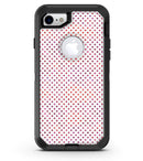 Tiny Red and Purple Watercolor Polka Dots - iPhone 7 or 8 OtterBox Case & Skin Kits