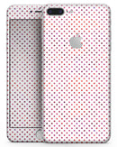 Tiny Red and Purple Watercolor Polka Dots - Skin-kit for the iPhone 8 or 8 Plus