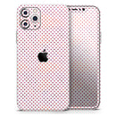 Tiny Red and Purple Watercolor Polka Dots - Vinyl Skin Wrap for iPhone 17 Pro Max, 17 Pro, 17 Air, 17, 16 & All Models — Soft Matte or Ultra Gloss