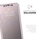 Tiny Red and Purple Watercolor Polka Dots - Vinyl Skin Wrap for iPhone 17 Pro Max, 17 Pro, 17 Air, 17, 16 & All Models — Soft Matte or Ultra Gloss