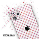 Tiny Red and Purple Watercolor Polka Dots - Vinyl Skin Wrap for iPhone 17 Pro Max, 17 Pro, 17 Air, 17, 16 & All Models — Soft Matte or Ultra Gloss