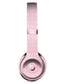 Tiny White Arrows Over Pink Full-Body Skin Kit for the Beats by Dre Solo 3 Wireless Headphones