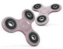 Tiny White Arrows Over Pink Full-Body Fidget Spinner Skin-Kit