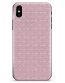 Tiny White Arrows Over Pink - iPhone X Clipit Case