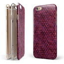 Tiny Wine Watercolor Hearts iPhone 6/6s or 6/6s Plus 2-Piece Hybrid INK-Fuzed Case