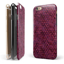 Tiny Wine Watercolor Hearts iPhone 6/6s or 6/6s Plus 2-Piece Hybrid INK-Fuzed Case
