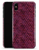 Tiny Wine Watercolor Hearts - iPhone X Clipit Case