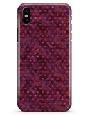 Tiny Wine Watercolor Hearts - iPhone X Clipit Case