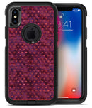 Tiny Wine Watercolor Hearts - iPhone X OtterBox Case & Skin Kits