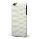 Tiny Yellow-Green Watercolor Polka Dots iPhone 6/6s or 6/6s Plus 2-Piece Hybrid INK-Fuzed Case