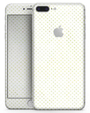 Tiny Yellow-Green Watercolor Polka Dots - Skin-kit for the iPhone 8 or 8 Plus