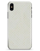 Tiny Yellow-Green Watercolor Polka Dots - iPhone X Clipit Case