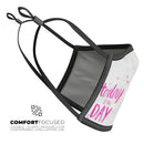 Today is the Day - Made in USA Mouth Cover Unisex Anti-Dust Cotton Blend Reusable & Washable Face Mask with Adjustable Sizing for Adult or Child
