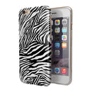 Toned Zebra Print iPhone 6/6s or 6/6s Plus 2-Piece Hybrid INK-Fuzed Case