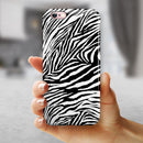 Toned Zebra Print iPhone 6/6s or 6/6s Plus 2-Piece Hybrid INK-Fuzed Case
