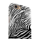Toned Zebra Print iPhone 6/6s or 6/6s Plus 2-Piece Hybrid INK-Fuzed Case