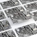 Toned Zebra Print - Premium Protective Decal Skin-Kit for the Apple Credit Card