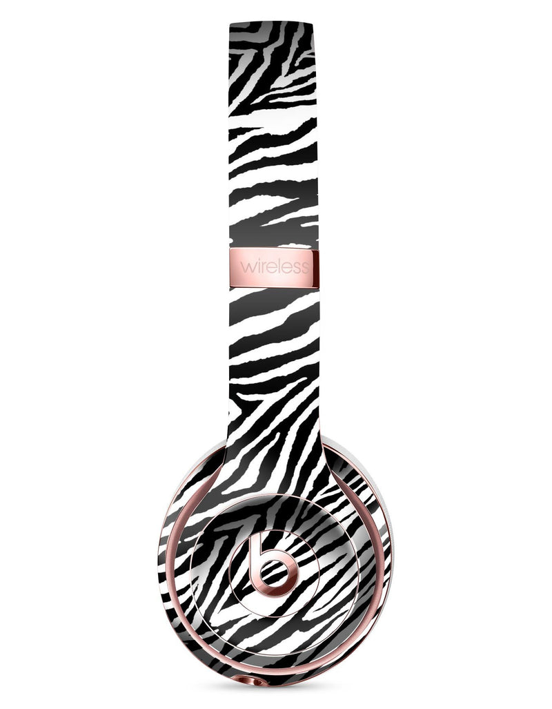 Toned Zebra Print Full-Body Skin Kit for the Beats by Dre Solo 3 Wireless Headphones