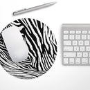 Toned Zebra Print// WaterProof Rubber Foam Backed Anti-Slip Mouse Pad for Home Work Office or Gaming Computer Desk