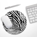 Toned Zebra Print// WaterProof Rubber Foam Backed Anti-Slip Mouse Pad for Home Work Office or Gaming Computer Desk