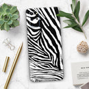 Toned Zebra Print - Premium Vinyl Skin Decal for Samsung Galaxy S25 Ultra, S24, S23, S22 & All Galaxy S Models