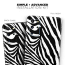 Toned Zebra Print - Premium Vinyl Skin Decal for Samsung Galaxy S25 Ultra, S24, S23, S22 & All Galaxy S Models