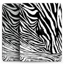 Toned Zebra Print - Full Body Skin Decal for the Apple iPad Pro 12.9", 11", 10.5", 9.7", Air or Mini (All Models Available)