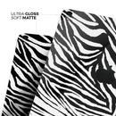 Toned Zebra Print - Full Body Skin Decal for the Apple iPad Pro 12.9", 11", 10.5", 9.7", Air or Mini (All Models Available)